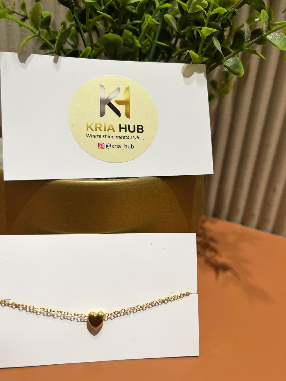 Golden Heart Bracelet