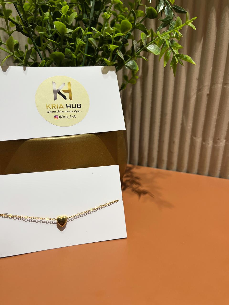 Golden Heart Bracelet