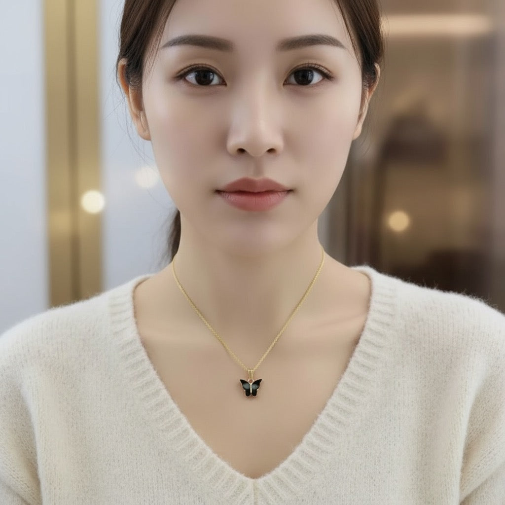 Elegant Necklace Collection – Evil Eye, Heart, Pearl & More pack of 5